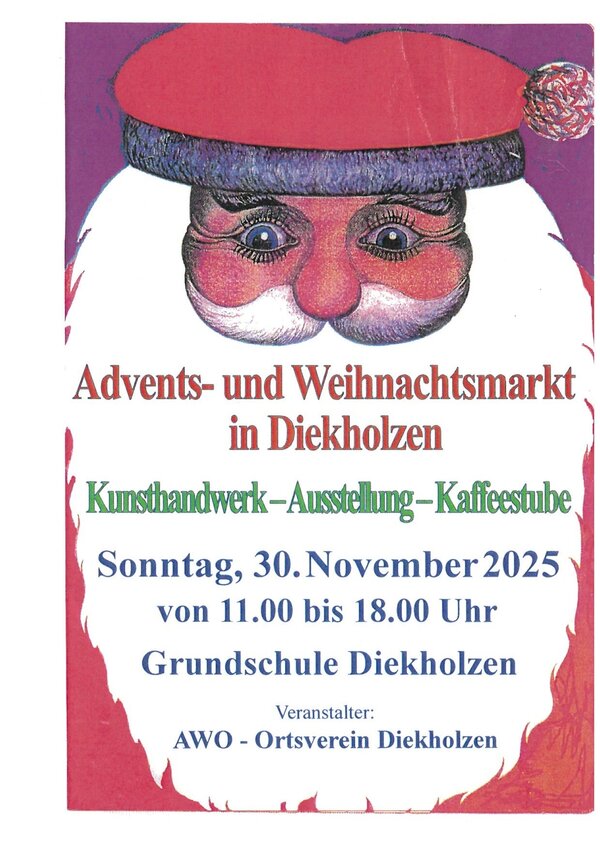 Bild vergr&ouml;&szlig;ern: AWO Diekholzen Weihnachtsmarkt