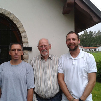 von links Michael Sauer, Adalbert Schroeter, Ingo Hamann