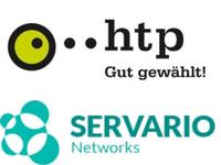 Bild vergrößern: htp Logo Servario Logo
