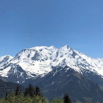 Bild vergrößern: Schneebedeckter Mont Blanc